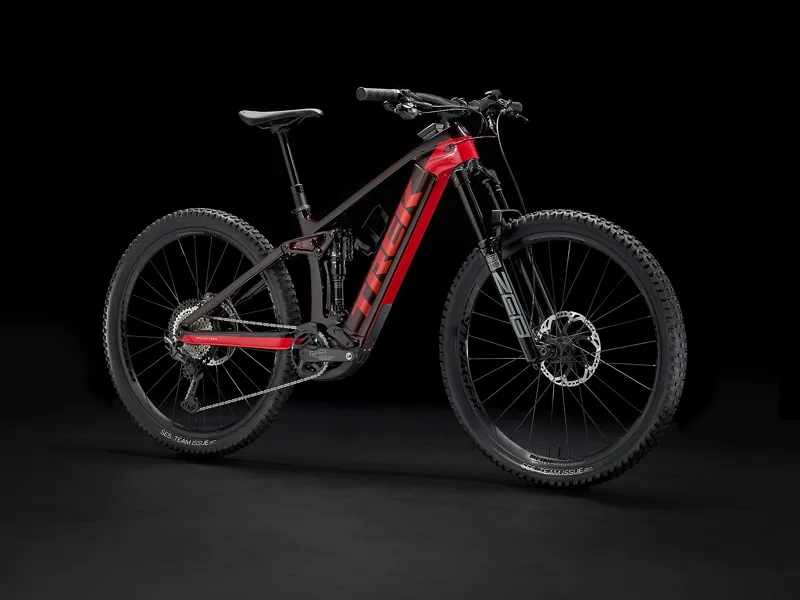 2022 Trek Rail 9.8 XT Electric Mountain Bike Carbon Red Smoke-1